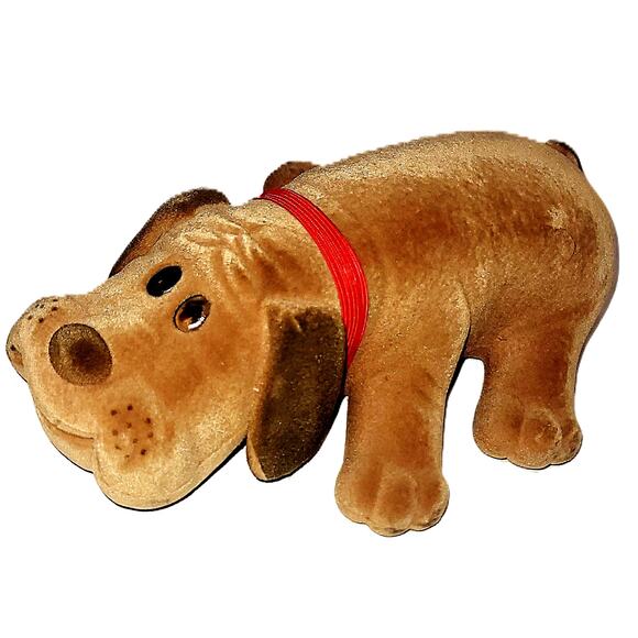 7" 1980s Vintage Mystery Bump ‘N Go Love Puppy PLUS 6" Kennel Kuddles Puppy - Picture 5 of 16